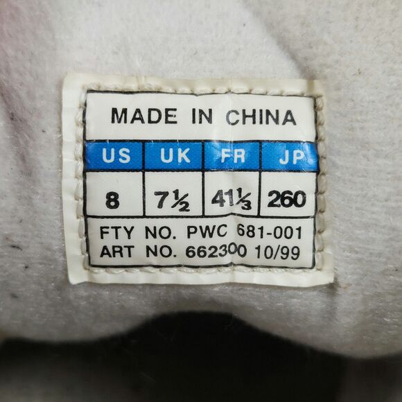 1999 Adidas Shell Toe Sneakers Men's Size 8 or Women's Size 9 PWC 681-001 662300 - Picture 6 of 16